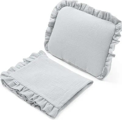 Produktbild von Musselin Kinderwagen Set – Grey