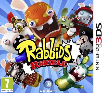 Produktbild von Ubisoft Rabbids Rumble, Nintendo 3DS, Aktion, E10+ (Jeder über 10 Jahre)