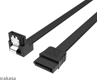 Produktbild von AKASA - Proslim SATA kabel 90° - 100 cm