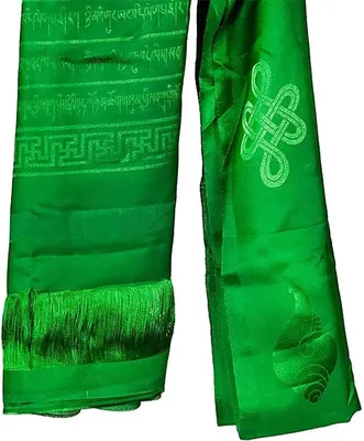 Produktbild von Kathag Tibetischer Schal Grün XL – 2er-Set – 240 cm