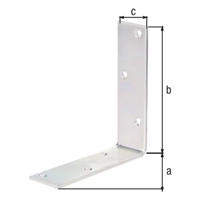 Zdjęcie produktu dla GAH-Alberts 333553, Stal, Kątownik, Stal, 6 mm, 20 szt., 4 cm