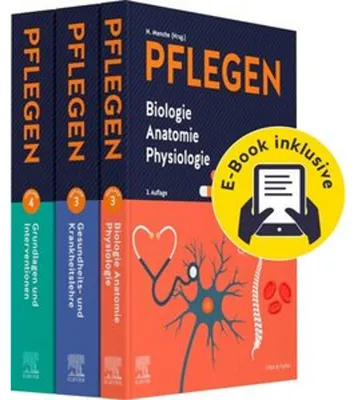 Produktbild von PFLEGEN Lernpaket 3.A. + E-Books: Grundlagen - Anatomie - Krankheitslehre