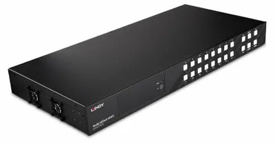 Produktbild von Lindy 38359, HDMI, HDMI, 3,5 mm, 3840 x 2160 Pixel, Schwarz, Metall