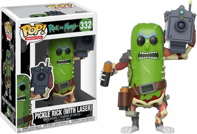 Produktbild von Rick and Morty Pickle Rick POP! Animation Vinyl Figur 9cm