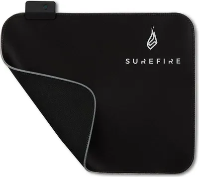 Produktbild von SureFire Silent Flight RGB-320 Gaming-Mauspad Schwarz