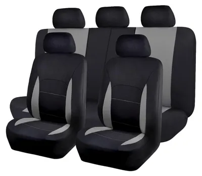 Produktbild von Omgoods – Universaler Autositzbezugs-Set mit Seitenkissen, kompatibel mit Airbags