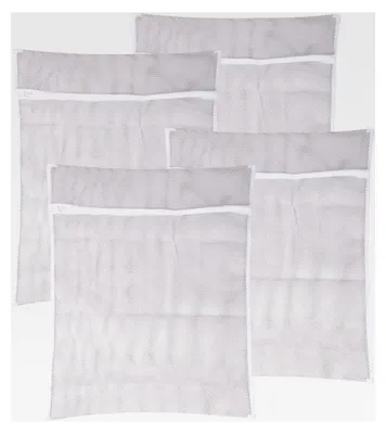 Produktbild von Wäschenetz XXL (4er Set / 50x70cm) - Kochfester Wäschesack - Wäschebeutel für Blusen, BH, Unterwäsche, Socken oder Feinwäsche - Füllmenge bis 3kg