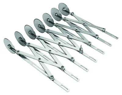 Produktbild von Teigschneider, einfach - 7 Rädchen, rund