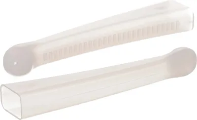 Zdjęcie produktu dla Zestaw: 2x tuleja do aluminiowej dzwigni recznej, bialy przezroczysty - Simson S50, KR51/1 Schwalbe, SR4-2
