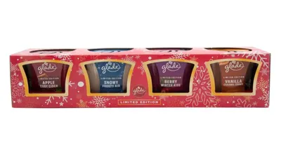 Produktbild von Glade Duftkerzen Geschenkset Kerzen Glase 4 Teilig Wohnduft Duftkerzen Set