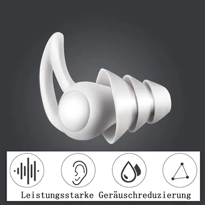 Produktbild von Schlafen Gehörschutz Ohrstöpsel zum Schlafen und gegen Schnarchen,Dämpft Lärm & Verbessert den Schlaf