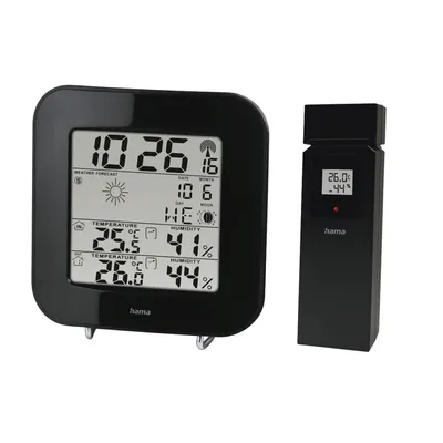 Produktbild von Hama Wetterstation EWS-200, Schwarz
