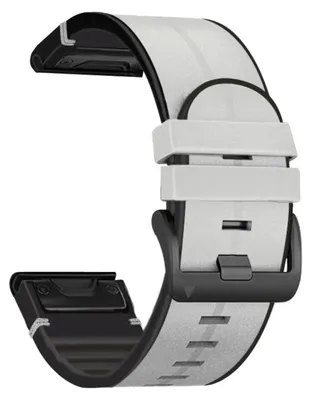 Obrázok produktu pre Pre hodinky Garmin Fenix 6X / 6X Pro Syntetická koža šedá pásik na ruku Hodinky Náhradná náhrada