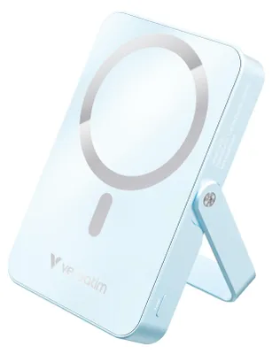 Produktbild von Verbatim Power Bank mit Standfuß mag.wireless 10000mA blau 32266