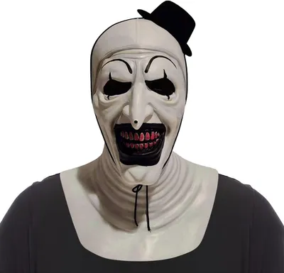 Obrázek produktu pro Strašidelná latexová maska Terrifier Klaun Představení na Halloween Realistická