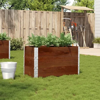 Image de Maison Exclusive - Jardinière marron 100 x 50 cm en bois massif de pin