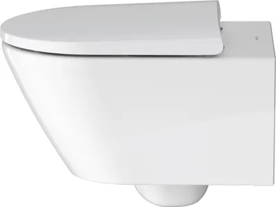 Produktbild von Duravit D-Neo Wand-Tiefspül-WC weiß rim.,WC-Sitz m.Absenkaut.,inkl.Durafix, 1 Stk.