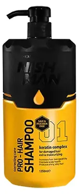 Imagen del producto de Champú y acondicionador NISHMAN Pro-Hair, complejo de queratina, 1,25 l - Champú