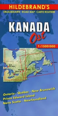 Produktbild von Kanada ( Canada) Ost 1 : 1 500 000 / Hildebrand's Urlaubskarte