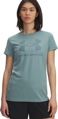 Produktbild von Under Armour Ua Logo Ss - serpentine, Größe:M
