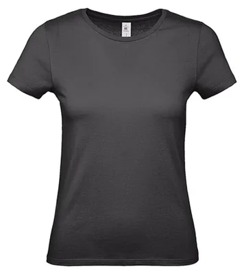 Produktbild von B&C - "#E150" T-Shirt für Damen FK1976 (XL) (Schwarz pur)