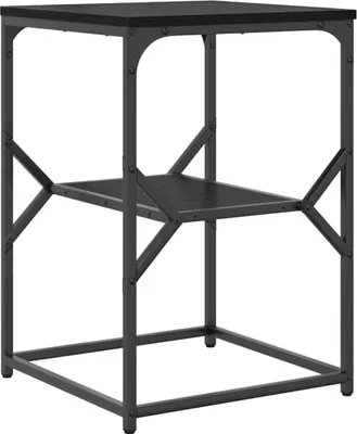 Produktbild von vidaXL Beistelltisch Schwarz Eichen-Optik 41 x 40 x 60 cm