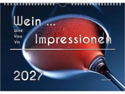 Obrázek produktu pro Kalendář vín 2027, formát A4 – fotokalendář