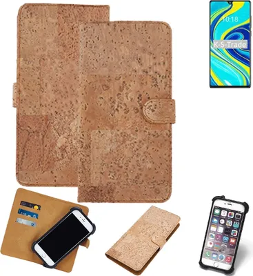 Produktbild von K-S-Trade Hülle kompatibel mit Cubot P40  Kork Handyhülle Cover  Schutzhülle TPU Case Bumper in Hellbraun, (1x)