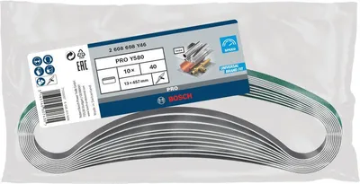 Produktbild von PRO Y580 Schleifband, 13 x 457 mm, 40, 10-tlg.