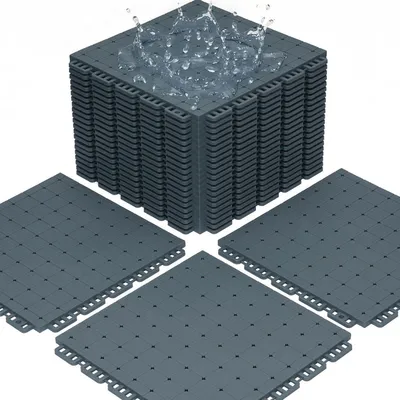 Obrázok produktu pre Podložka na ochranu podlahy, puzzle podložka, športová podložka, gymnastická podložka, sivá, 24 kusov