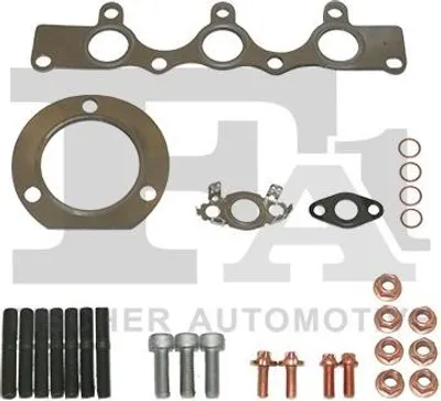 Produktbild von FA1 KT140035 Montagesatz Turbolader für SMART FORTWO Coupe (451) CITY-COUPE (450) FORTWO Cabrio (451) FORTWO Coupe (450) CABRIO (450)