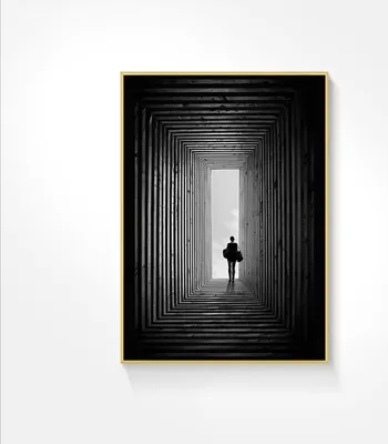 Produktbild von TPFLiving Kunstdruck LW-54 (OHNE RAHMEN) Poster - Leinwand - Wandbild - Hochauflösender Giclée-Druck, langlebig und hochwertig - Nordic Art - Abstrakte Formen - Bilder Wohnzimmer -  - Größe: 60x90cm