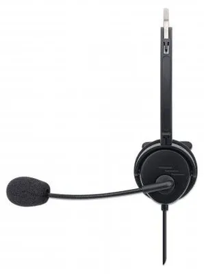 Image de MANHATTAN USB Mono Headset Over-Ear USB-A-Stecker schwarz