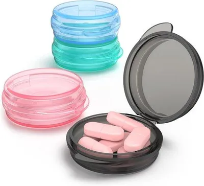 Zdjęcie produktu dla Mini torebki na leki na co dzień, zestaw podróżny, 4 sztuki, Draagbar