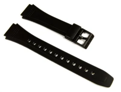 Produktbild von Casio Ersatzband Uhrenarmband Resin 18mm schwarz DB-36-1AVEF DB-36