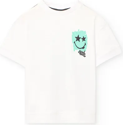 Produktbild von Boboli Knit Kurzarm-t-shirt Weiß 5 Years Weiß 5 Years