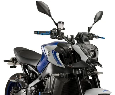 Image de PUIG 21133J Spoiler avant « Naked » adapté à la YAMAHA MT-09 SP Noir mat