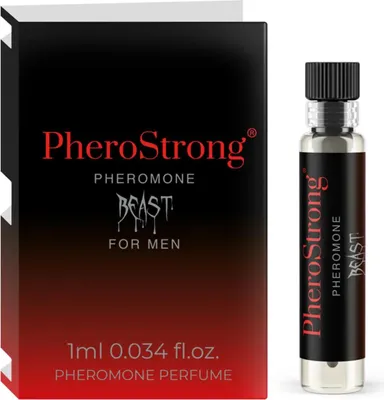 Produktbild von PheroStrong Pheromone Beast für Männer - Steigern Sie Selbstvertrauen und Magnetismus.