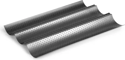 Produktbild von Ibili perforiertes Backblech, Edelstahl, 38x24 cm, Silber