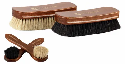 Produktbild von Professionelles Schuhpflege-Set aus Pferde- und Ziegenhaar