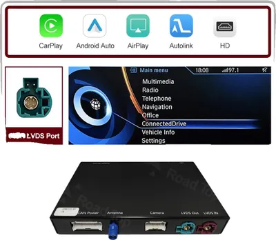 Produktbild von Drahtloses CarPlay, Android Auto-Kompatibilität, Sprachsteuerungsfunktion, NBT-System