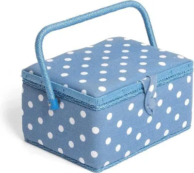 Produktbild von Exklusives Nähkästchen Mittelgröße Denim 19x26x145cm