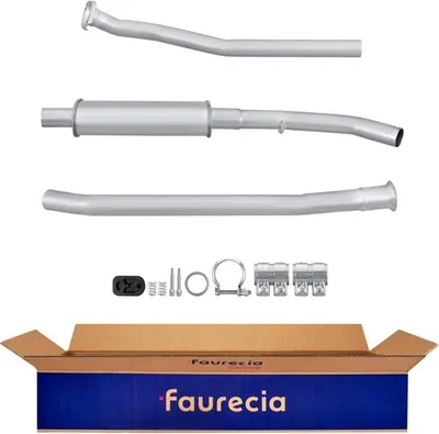 Produktbild von HELLA 8LC 366 023-501 Mittelschalldämpfer Schalldämpfer passend für PEUGEOT PARTNER Combispace (5F) PARTNER Kasten (5) PARTNER Pritsche/Fahrgestell