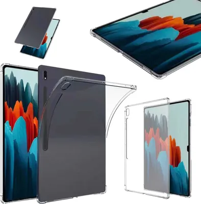 Obrázok produktu pre Pre Samsung Galaxy Tab S10 / S9 / S8 Ultra Shock Cover TPU Silicone Transparent