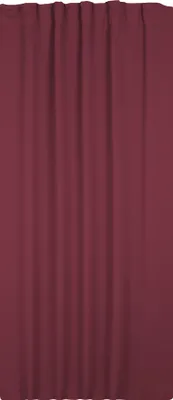 Produktbild von Verdunklungsgardine Blackout Kräuselband Vorhang 135 x 245 Gardine burgund