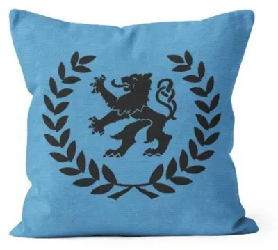 Produktbild von TSV 1860 München Kissen Canvas Victory hellblau