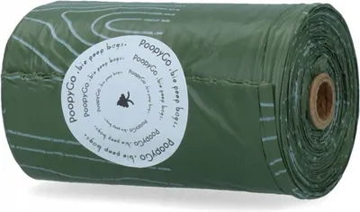 Productafbeelding van PoopyGo Eco, milieuvriendelijk, 120 stuks (8 rollen met 15 zakjes per rol), lavendelgeur