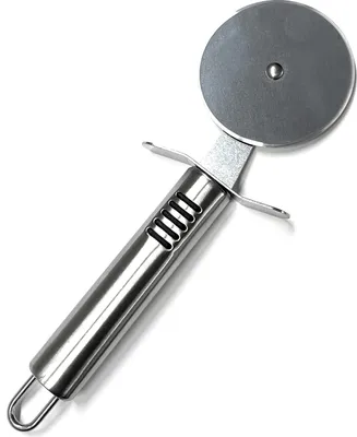 Produktbild von Pizzaschneider Edelstahl Pizzaroller Pizzarad Ø 7 cm Pizzamesser Pizza Roller Schneider Messer Pizzacutter