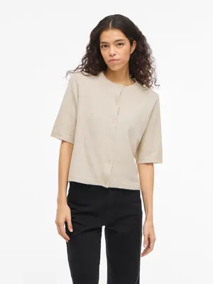 Produktbild von VILA Stilvoller Cardigan Rundhalsausschnitt Knopfleiste Größe: XS
