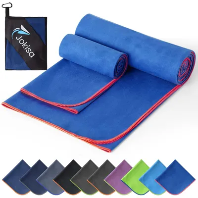 Obrázek produktu pro Sada 2 rychleschnoucích mikrovláknových ručníků na pláž a fitness